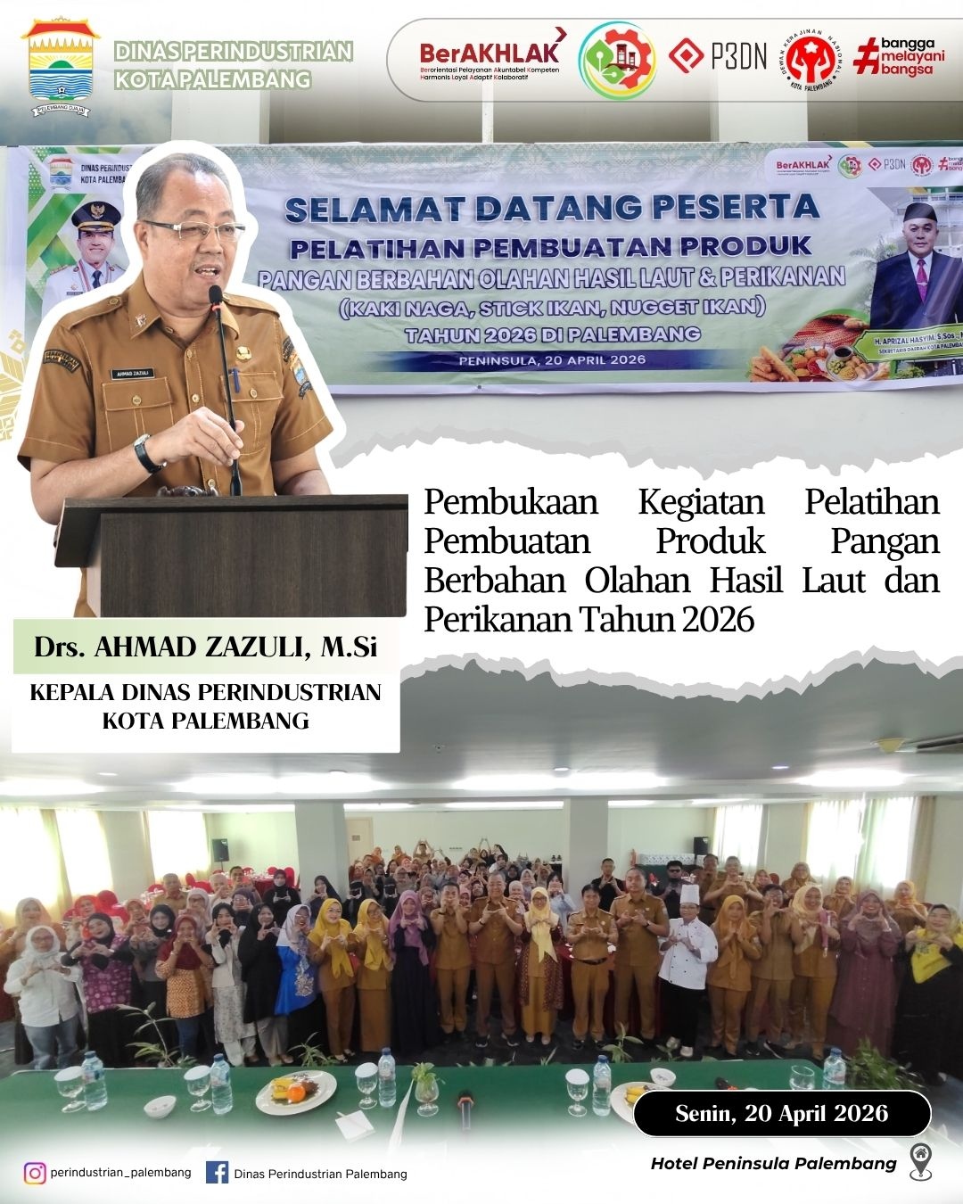 Pelatihan Pembuatan Produk Pangan Berbahan Olahan Hasil Laut dan Perikanan Tahun 2026